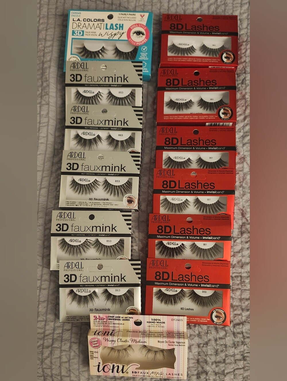 Ardell 3D Faux Mink & 8D Lashes - Black - Multi-Pack